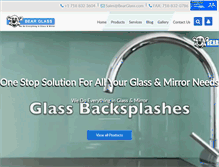 Tablet Screenshot of bearglass.com